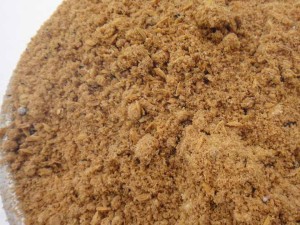 発酵途中の米ぬか